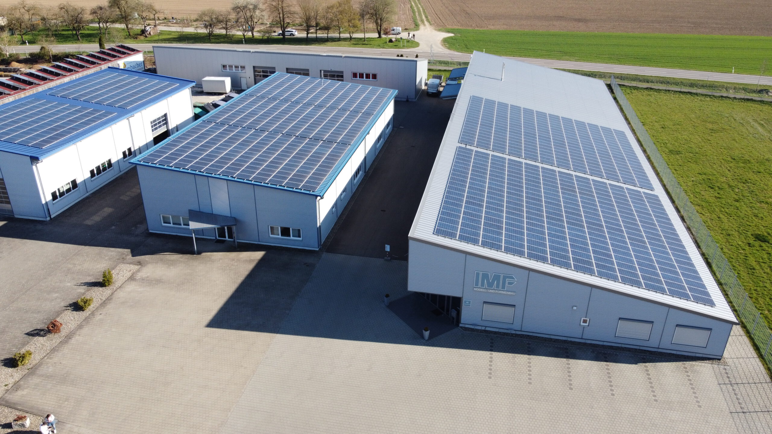 IMF-3D Fertigungsstandort in Deutschland (Luftaufnahme)